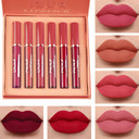 Evpct 1Pcs Rose Red Liquid Matte Lipstick Lipgloss Set For Women, Labiales Mate 24 Horas Originales Matte Larga Duracion 24 Hour Lipstick Lip Stains Long Lasting Waterproof 24, 07