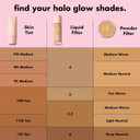 E.L.F. Halo Glow Liquid Filter, Complexion Booster For A Glowing, Soft-Focus Look, Infused With Hyaluronic Acid, Vegan & Cruelty-Free, 3.5 Medium