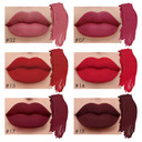 Evpct 6Pcs Lipstick Matte Liquid Lipstick Lipgloss Set For Women, Dark Ruby Plum Wine Red Violet Purple Nude Beige Pink Labiales Mate 24 Horas Originales Matte Larga Duracion 24 Hour Lipstick