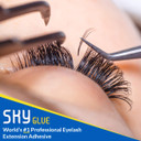 Sky Glue S+ For Eyelash Extensions & Gel Remover | Professional Super Strong Black Lash Extension Glue - Fast Drying, 7+ Week Retention | Effective Lash Glue Remover Gel For The Strongest Adhesives