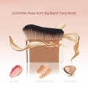Coshine Big Self Tanning Blend Brush, Professional Self Tanner, Kabuki, Powder, Foundation, Blusher, Shadow, Bronzer, Face And Body Brush (Brown)