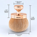 Extra Large Body Makeup Brush For Self Tanner, Self Tan Back Applicator, 74Mm Wide-Headed Kabuki Brush For Bronzers Blend Self Tanning Applicator, Oval Face Leg Makeup Brush With Drawstring Bag