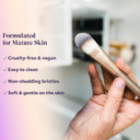 Fièra Concealer & Foundation Brush - Expert Tool For Cream & Liquid Makeup - Seamless, Even Application - Lightweight & Easy To Clean - Perfect For Use With Fièra Luxury Concealer