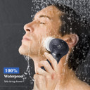 Coslus Facial Cleansing Brush Silicone Face Scrubber: 2 In1 Fbs-D Electric Exfoliating Device Waterproof Deep Cleaning Exfoliation Rotating Spa Machine - Electronic Skincare Wash Spinning System