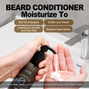 Jvr Beard Wash And Beard Conditioner For Men, Beard Shampoo Cleanse And Reduces Frizz, Soften & Strengthens, Organic With Coconut, Aloe, Provides Shine For Dry & Coarse Beards, Beard Care (6.7Oz)