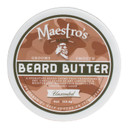 MaestroS Classic Beard Butter | Anti-Itch, Extra Soothing, Hydrating Beard Creme For All Beard Types & Lengths- Unscented, 4 Ounce