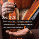 Premium Beard Care Kit For Men  4-In-1 Grooming Set With Beard Oil, Balm, Cleansing Spray & Comb  Mustache & Beard Grooming Gifts For Men