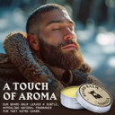 Striking Viking Beard Balm For Men  Light Hold, Citrus, 2 Oz - Leave-In Beard Conditioner With Shea Butter, Tea Tree, Argan & Jojoba Oils - Smooth, Shape, Moisturize & Soften Coarse, Dry Facial Hair