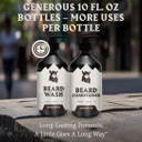 Striking Viking Sandalwood Beard Wash/Shampoo For Men - 17 Oz, Paraben & Sulfate Free, Jojobal Oil For All Beard Types - Promotes Healthy Growth & Moisturizes