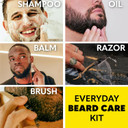 The Beard Club Brush, Comb, Pick And Scissors Grooming Kit For Men'S Beards And Mustaches - Gift Set