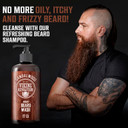 Viking Revolution Beard Wash Shampoo W/Argan & Jojoba Oils - Softens & Strengthens - Sandalwood Scent - 17 Oz Shampoo