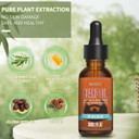 Beard Growth Oil For Men - Beard Conditioner Oil Rich In Jojoba Oil & Sweet Almond Oil Multiple Natural Extracts - Beard Softener And Care-Strengthens & Moisturizes Beard (1 Fl Oz, Azure)