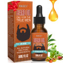 Beard Growth Oil For Men - Beard Conditioner Oil Rich In Jojoba Oil & Sweet Almond Oil Multiple Natural Extracts - Beard Softener And Care-Strengthens & Moisturizes Beard (2 Fl Oz, Sandalwood)