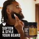 Every Man Jack Unscented Beard Butter - Fragrance Free For Sensitive Skin - Rejuvenates, Hydrates, And Styles Dry, Unruly Beards - Naturally Derived With Shea Butter And Coconut Oil - 4Oz (2 Pack)