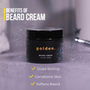 Golden Grooming Beard Cream | Hydrating & Softening Formula For A Healthy, Well-Groomed Beard | Signature Cream, 2Oz