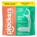 Plackers Micro Line Dental Floss Picks, Fold-Out Flippick, Tuffloss, Easy Storage & Micro Mint Dental Floss Picks With Travel Case, 12 Count (Color May Vary)