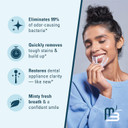 M3 Naturals Retainer Cleaner And Soak Container, No-Mess Cleaning Tablets With Universal Denture Bath Case And Strainer, Multipurpose, For Mouth Guard Stains, Odor, And Plaque