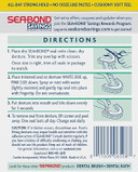 Sea-Bond Secure Denture Adhesive Seals, Fresh Mint Lowers, 30 Count