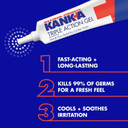 Kank-A Triple Action Gel, 0.42 Oz, Maximum Strength Mouth Pain Relief Gel For Canker Sores, Triple Action Treatment, Fast Acting And Long-Lasting Pain Relief, Cools And Soothes Irritation, 0.42 Oz