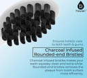 Pursonic Replacement Toothbrush Heads Charcoal Infused Bristles Compatible With Sonicare Electric Toothbrush 4 Pack