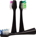 Rbh-3 Replacement Brush Heads For Pursonic S400/S420/S430S450/S600S/625 Models,Black And Brush Heads For Waterpik Complete Care 5.0 & 9.0, 3-Pack, Black