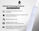Pursonic Whitening Usb Rechargeable Sonic Toothbrush-12 Brush Heads!- 38,000 Brush Strokes Per Minute-3 Brushing Modes With 2 Minute Auto Timer (White)