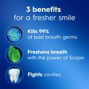 Crest + Scope Outlast Complete Whitening Toothpaste, Mint, 5.4 Oz