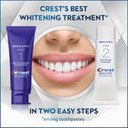 Crest 3D White Brilliance 2 Step Kit, Crest 3D White Toothpaste, Deep Clean Toothpaste (4Oz) + Teeth Whitening Gel (2.3Oz)