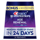 Crest 3D Whitestrips Age Renewal  Teeth Whitening Kit, 24 Treatments (20 + 4 Bonus), Each With 1 Upper/1Lower, 48 Strips  Crest 3Dwhite Teeth Whitening Strips