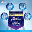 Crest 3D Whitestrips Age Renewal  Teeth Whitening Kit, 24 Treatments (20 + 4 Bonus), Each With 1 Upper/1Lower, 48 Strips  Crest 3Dwhite Teeth Whitening Strips