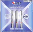Crest 3Dwhite Enamel Safe Teeth Whitening Pens, 0.13 Fl. Oz., 3 Pk