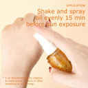 Kyda Oil Sunscreen Spray, Glow Oil Sunscreen Mist Spf 50, Lightweight Hydration Refreshing Sun Protect Spray, Broad Spectrum Uva/Uvb Protection