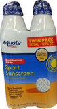 Equate Sport Sunscreen Spf30 Continuous Spray Twinpack (12Oz Total) Compare To Coppertone Sport