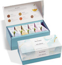 Tea Forte Frank Lloyd Wright Presentation Box Tea Gift Set Sampler, 20 Count 2 Of Each Variety Individually Wrapped Handcrafted Pyramid Infuser Bags