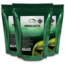 Moringa Tea Organic 3-Pack 90 Herbal Tea Bags All-Natural, Antioxidant-Rich, Caffeine-Free Energy Booster By Zokiva