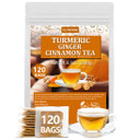 Premium 50 Mullein Leaf Tea Bags. Made With 100% Pure Mullein Leaves, For Lungs Cleanse And Respiratory Support, No Flavoring & No Additives & Caffeine Free