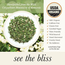 Wild Bliss Organic Linden Flower Tea - Caffeine Free Loose Leaf Calming Herbal Tea - 1.76 Ounces - 25 Servings