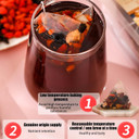 Ginseng Five Treasures Tea - Kidney Tea Wubao Tea Ginseng Red Date Natural Chinese Herbal Tea For Men Women 8.81Oz (250G/10G X25Pc) (2 Bag(50Pc))