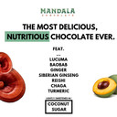 Mandala Superfood Low Glycemic Bean-To-Bar Chocolate (2.2 Oz Bar) Organic, Artisan, Healthy, Vegan, Made With Adaptogens (Cloud Forest, 6-Pack)