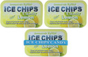 Ice Chips Xylitol Candy Tins 5.28 Oz Total (Lemon, 3 Pack) - Includes Band As Shown