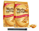 Werthers Original Hard Caramel Candy 39.75Oz (2Pk) Bulk Bag Individually Wrapped W/Cc Sweets & Snacks Bag Clip