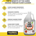 Harris Orange Vinegar Floor Cleaner, 128Oz For Use On Hardwood, Laminate, Vinyl And Tile Floors Harris Orange Vinegar Floor Cleaner, 128Oz For Use On Hardwood, Laminate, Vinyl And Tile Floors