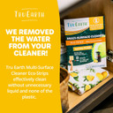 Tru Earth Multi-Surface Cleaner Eco-Strips | All Purpose Cleaner Concentrate For Multi-Use, Fresh Lemon Scent, 8 Strips