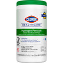 Clorox Healthcare Hydrogen Peroxide Cleaner Disinfectant Wipes, 6.75" X 9", 95 Count (Package May Vary)