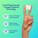 Dropps Ultrawash Plus Dishwasher Detergent, Lemon Citrus (64 Pods) - Triple Action Biobased Power Deep Clean Dishwasher Detergent Tablets For Tough Stains - Dishwashing Pods For Shiny Dishes