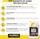 Harris White Label Bed Bug Killer, Liquid Spray With Odorless And Non-Staining Extended Residual Kill Formula (32Oz)