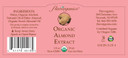 Flavorganics Organic Almond Extract, 2 Ounces Glass Bottle