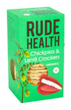 Rude Health Organic Chickpea And Lentil Crackers, 120G