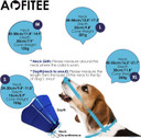 Aofitee Dog Cone- Adjustable Medium Cone For Dogs After Surgery, Breathable Soft Cone Dog Collar To Prevent Licking Wounds, Pet Elizabethan Collar For Medium Dogs, Blue M