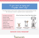 Herbsmith Senior Dog Wisdom  Dog Dementia Supplement  Dha For Senior Dog Brain Health - Senior Supplement For Dogs- 500G